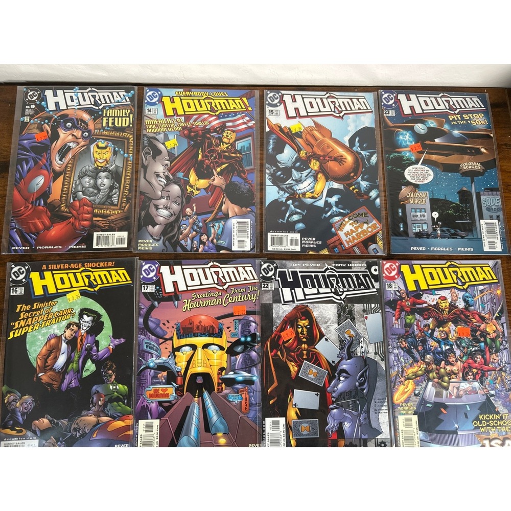 DC Comics Hourman Comic Book Lot Issues 9 14 15 16 17 18 22 23 Tom Peyer JSA